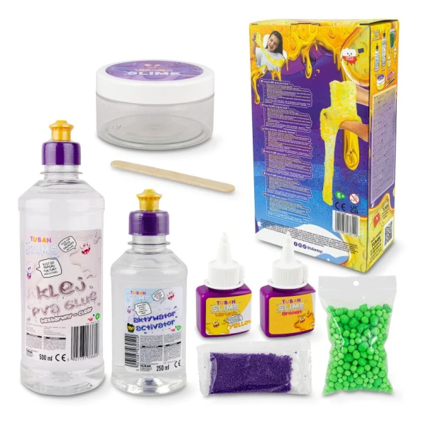 TUBAN DIY SLIME ΣΕΤ ΚΑΤΑΣΚΕΥΗΣ SENSORY 6 ΣΕ 1