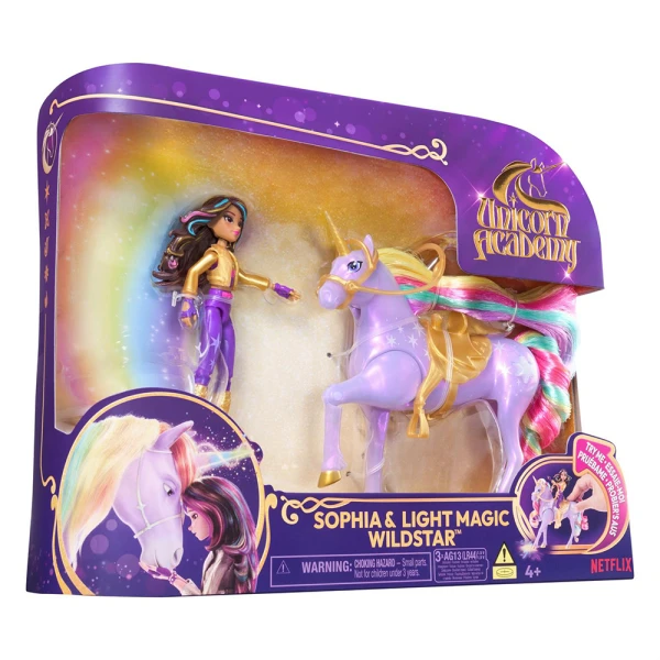 UNICORN ACADEMY ΜΙΚΡΗ ΚΟΥΚΛΑ SOPHIA & LIGHT MAGIC WILDSTAR