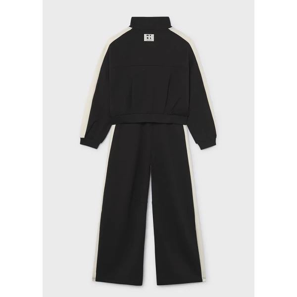 MAYORAL TRACKSUIT INTERLOCK RIBBON BLACK
