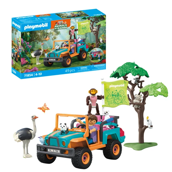 PLAYMOBIL ANIMALS & FRIENDS 4Χ4 VEHICLE