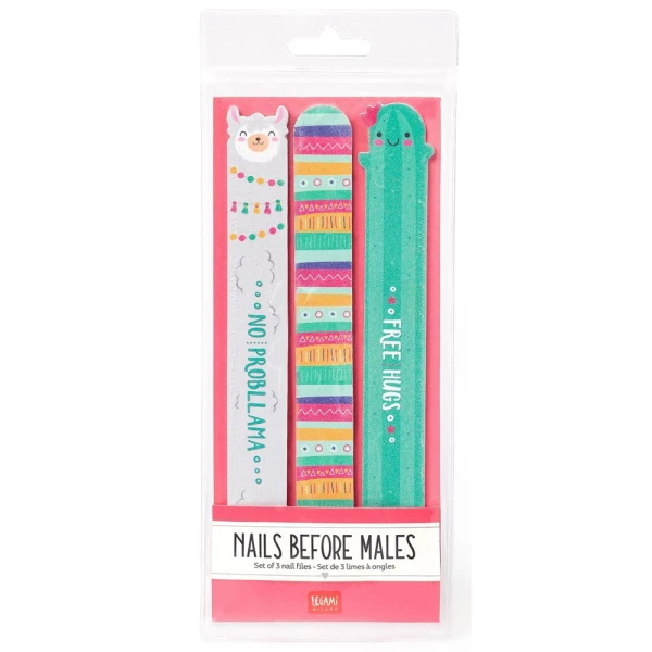 LEGAMI NAILS BEFORE MALES - NAIL FILE SET - LLAMA