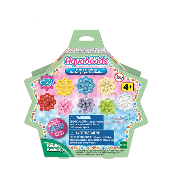 AQUABEADS ΠΑΚΕΤΟ ΜΕ ΧΑΝΤΡΕΣ ΣΕ ΣΧΗΜΑ ΑΣΤΕΡΙΩΝ