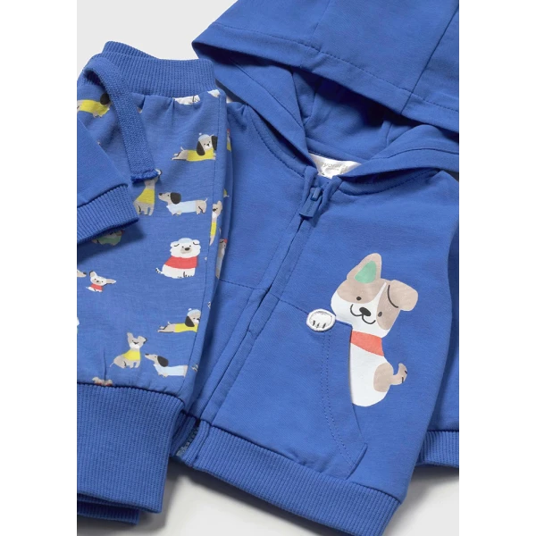 MAYORAL BODYSUIT 3 PIECES BLOUSE ELECTRIC BLUE