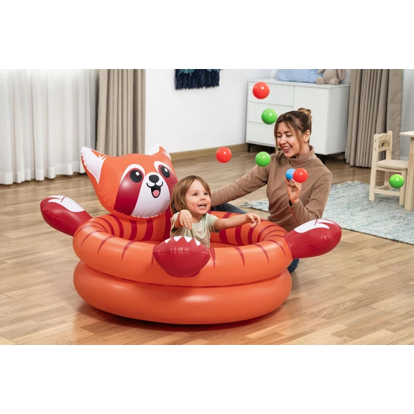 BESTWAY ΦΟΥΣΚΩΤΟ ΣΕΤ ΠΑΙΧΝΙΔΙΟΥ 107Χ94Χ58 εκ. ΚΟΚΚΙΝΟ ΠΑΝΤΑ ΜΕ ΜΠΑΛΕΣ