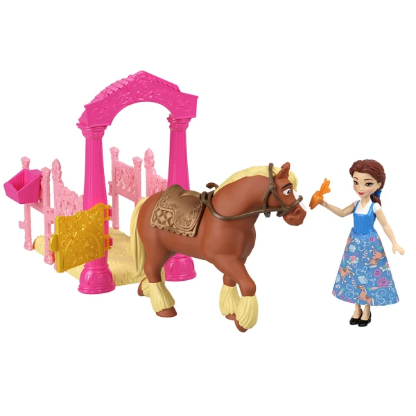 DISNEY PRINCESS ΜΙΝΙ ΚΟΥΚΛΕΣ ΠΡΙΓΚΙΠΙΚΟΙ ΣΤΑΒΛΟΙ - BELLE & PHILIPPE