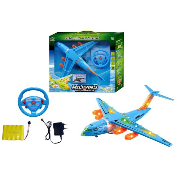 REMOTE CONTROLLED LARGE AIRPLANE WITH CHARGER - 2 COLOURS
