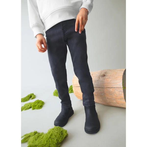 MAYORAL TROUSERS DENIM SLIM FIT BASIC BLACK 