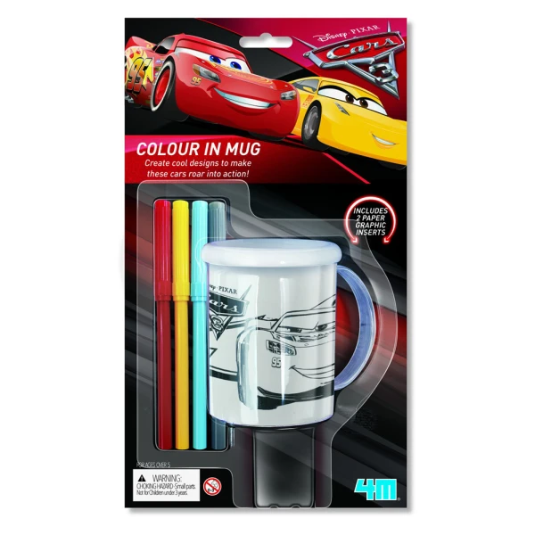 4M SET PAINTING CARS MUG