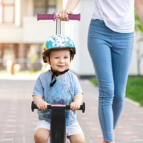 SHOKO KIDS SCOOTER CONVERTIBLE 3 IN 1 PINK FOR AGES 12+ MONTHS