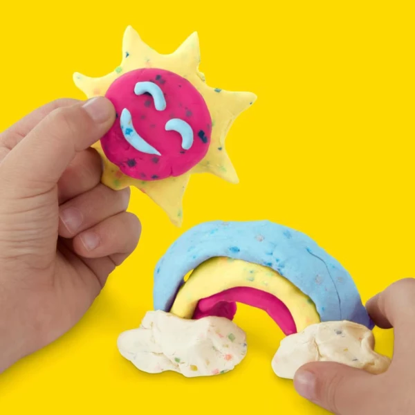 PLAY-DOH ΣΕΤ 4 ΒΑΖΑΚΙΑ CONFETTI FUN
