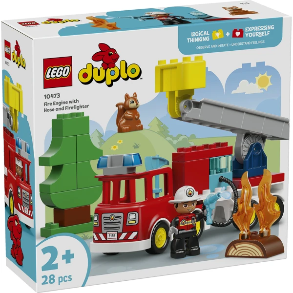 LEGO® DUPLO® TOWN FIRE TRUCK WITH HOSE AND FIREFIGHTER