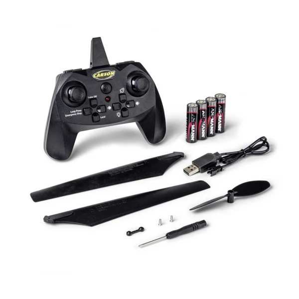 ΤΗΛΕΚΑΤΕΥΘΥΝΟΜΕΝΟ ΕΛΙΚΟΠΤΕΡΟ CARSON EASY TYRANN 670 AUTOSTART 100% RTF ΚΟΚΚΙΝΟ