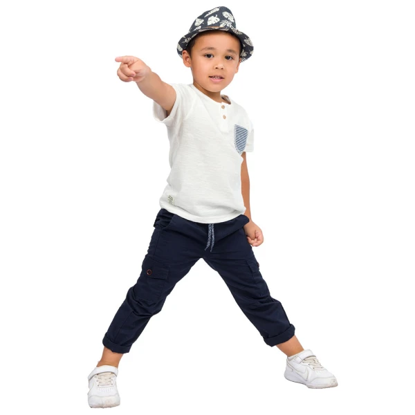 ENERGIERS BEBE BOY BLOUSE ECRU