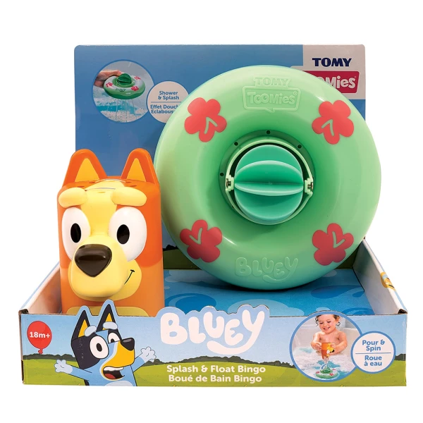 TOMY TOOMIES ΒΡΕΦΙΚΟ ΠΑΙΧΝΙΔΙ ΜΠΑΝΙΟΥ BLUEY ΣΩΣΙΒΙΟ & ΦΙΓΟΥΡΑ ΓΙΑ 18+ ΜΗΝΩΝ - 2 ΧΡΩΜΑΤΑ