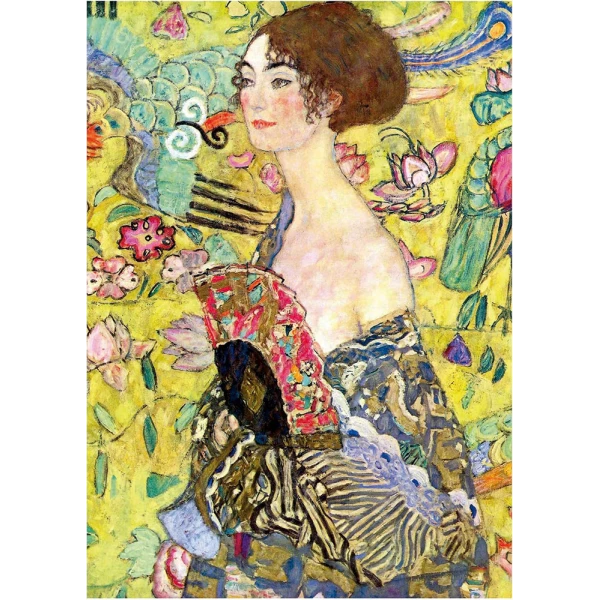 EDUCA PUZZLE 1000 pcs LADY WITH FAN