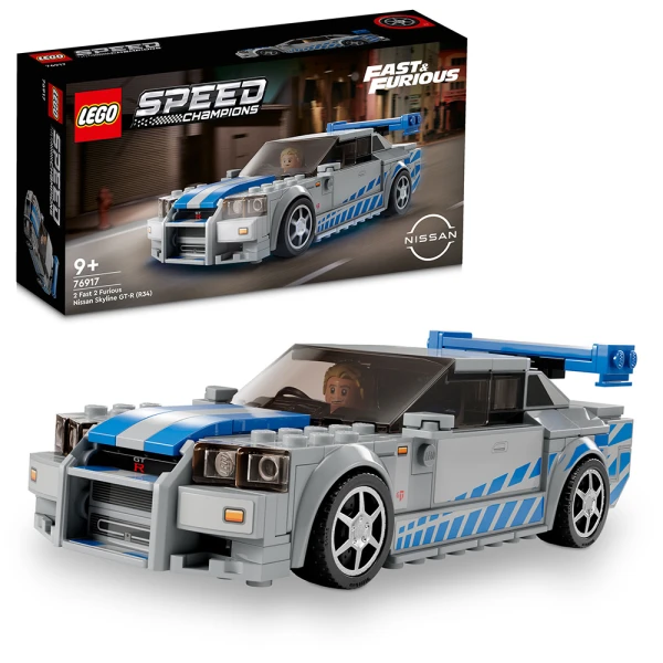 LEGO® SPEED CHAMPIONS 2 FAST 2 FURIOUS NISSAN SKYLINE GT-R (R34)