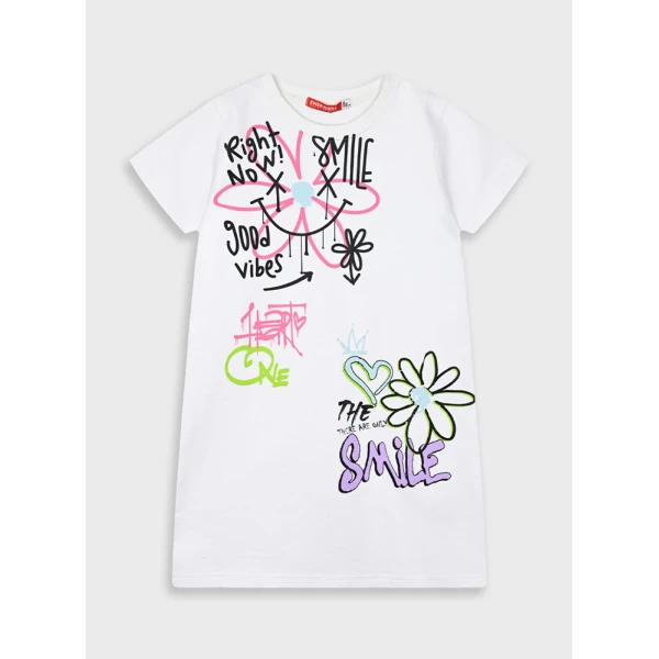 ENERGIERS DRESS WHITE