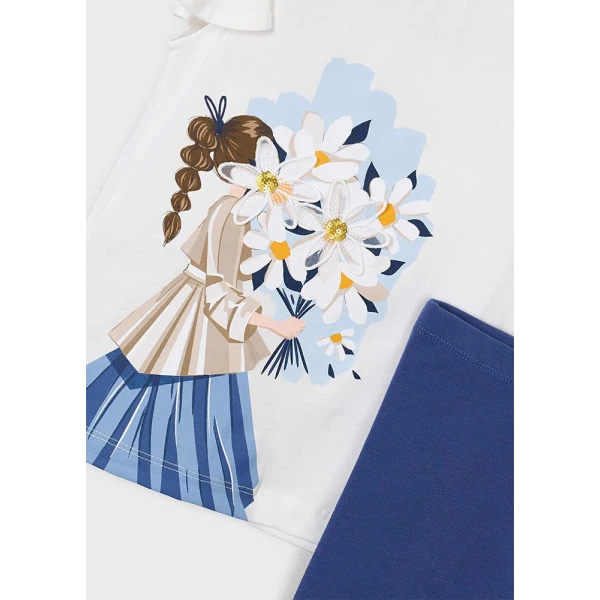 MAYORAL SET LEGGINGS BLUE 