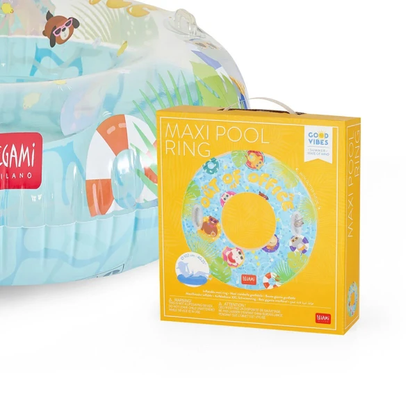 LEGAMI INFLATABLE MAXI POOL RING OUT OF OFFICE