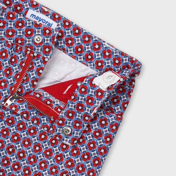 MAYORAL SHORT PANTS STAMPED RED