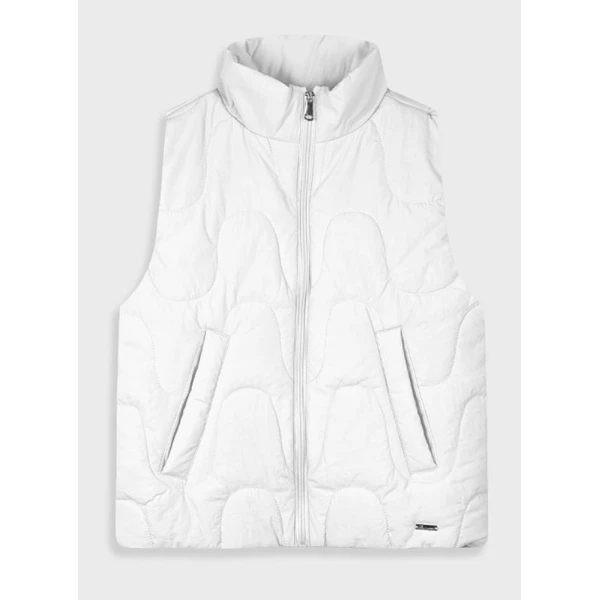 ENERGIERS SLEEVELESS JACKET WHITE