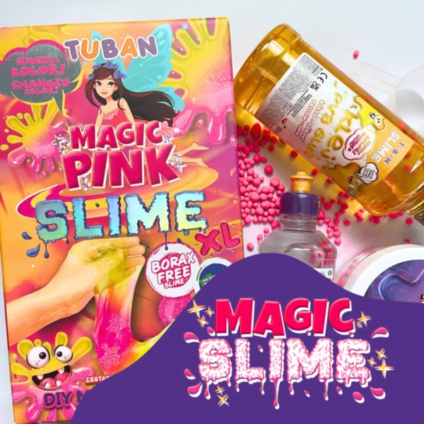 TUBAN DIY SLIME MAGIC PINK XL