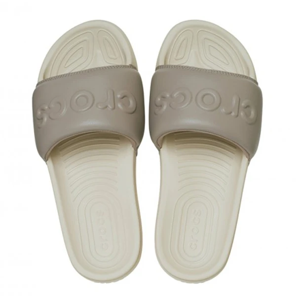 CROCS ALL DAY SLIDE W BONE-TAUPE