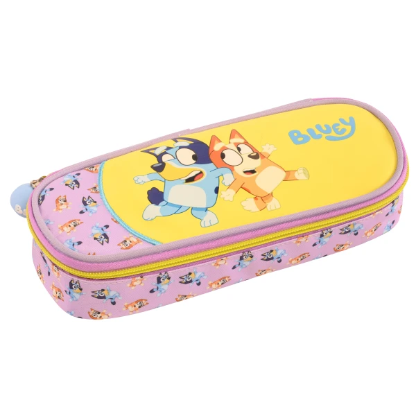 OVAL PENCIL CASE BLUEY - BALL TEAM