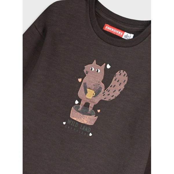 ENERGIERS BLOUSE BOY BEBE BROWN