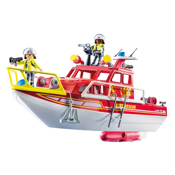 PLAYMOBIL ΠΥΡΟΣΒΕΣΤΙΚΟ ΣΚΑΦΟΣ ΔΙΑΣΩΣΗΣ 