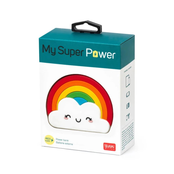 LEGAMI MY SUPER POWER 4800 mAh POWER BANK - ΟΥΡΑΝΙΟ ΤΟΞΟ