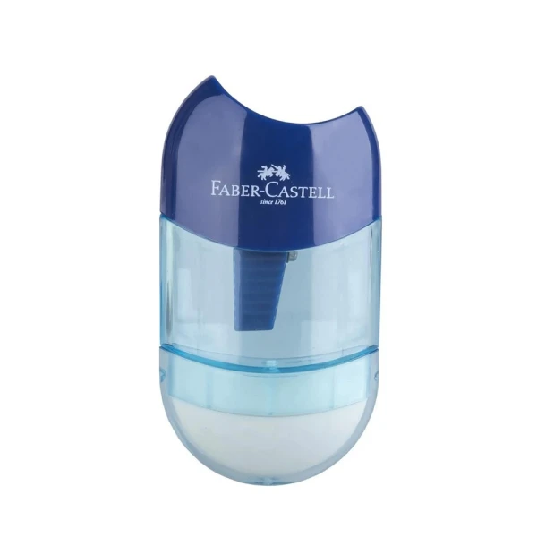 FABER-CASTELL ΞΥΣΤΡΑ ΜΕ ΓΟΜΑ APPLE COMBI - 3 ΧΡΩΜΑΤΑ