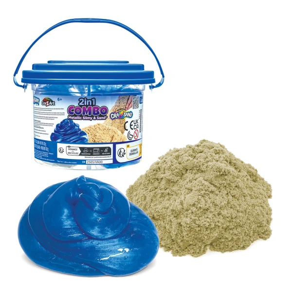 LEXIBOOK CRA-Z-ART SLIMY SAND COMBO ΚΟΥΒΑΔΑΚΙ 2 ΣΕ 1
