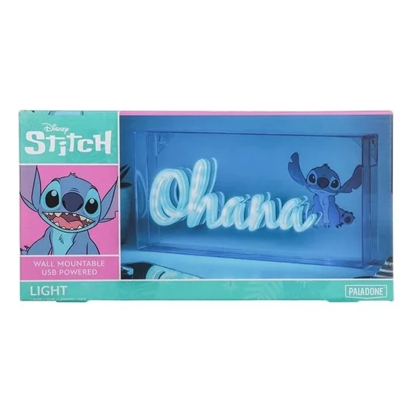 PALADONE DISNEY ΦΩΤΙΣΤΙΚΟ LED NEON STITCH OHANA (PP12800LS)