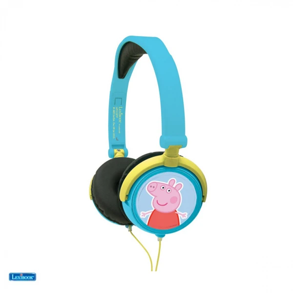 LEXIBOOK PEPPA PIG STEREO ΑΝΑΔΙΠΛΟΥΜΕΝΑ ΑΚΟΥΣΤΙΚΑ ΜΕ ΑΣΦΑΛΗ ΕΝΤΑΣΗ ΓΙΑ ΠΑΙΔΙΑ