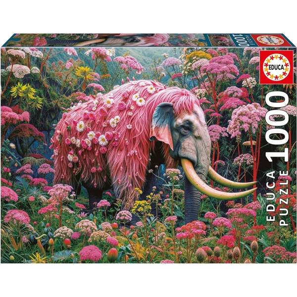 EDUCA PUZZLE 1000 pcs FLORAL ELEPHANT