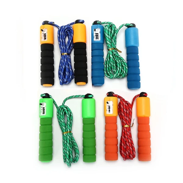 JUMP ROPE WITH STEP COUNTER - VARIOUS COLOURS