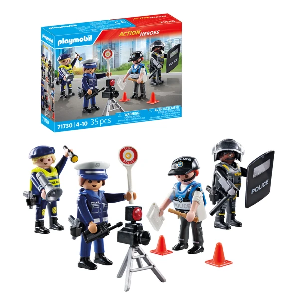PLAYMOBIL ACTION HEROES POLICE FIGURES SET