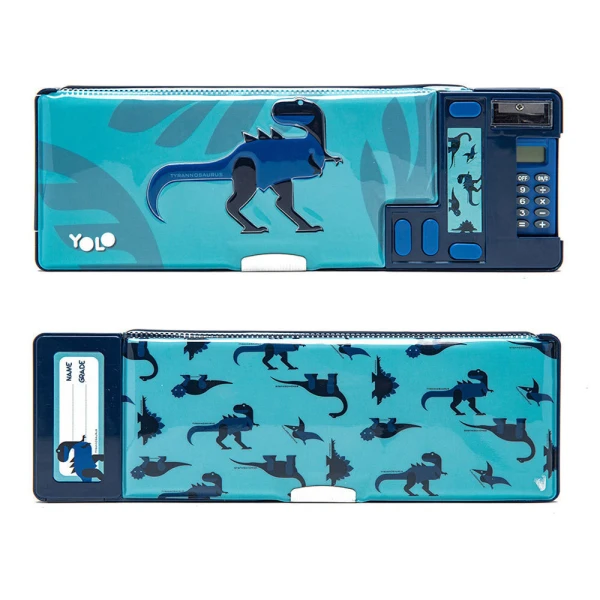YOLO ΚΑΣΕΤΙΝΑ RETRO ΜΕ ΚΟΜΠΙΟΥΤΕΡΑΚΙ - LIGHT BLUE DINO