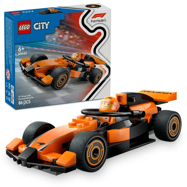 LEGO® CITY F1® DRIVER WITH MCLAREN RACE CAR