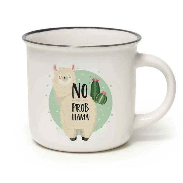 LEGAMI ΠΟΡΣΕΛΑΝΙΝΗ ΚΟΥΠΑ CUP-PUCCINO 350ml - TAKE A BREAK - LLAMA