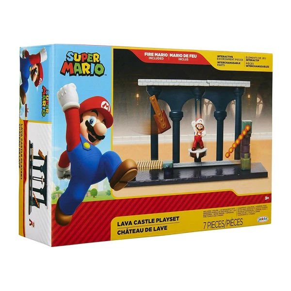 SUPER MARIO ΣΕΤ ΠΑΙΧΝΙΔΙΟΥ LAVA CASTLE