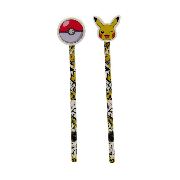 ΜΟΛΥΒΙ ΜΕ ΣΧΗΜΑΤΙΣΜΕΝΗ ΓΟΜΑ POKEMON - 2 ΣΧΕΔΙΑ