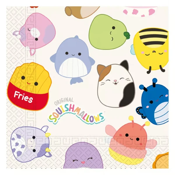 ΧΑΡΤΟΠΕΤΣΕΤΕΣ 2ΦΥΛΛΕΣ 33Χ33 εκ. 20 τεμ. SQUISHMALLOWS