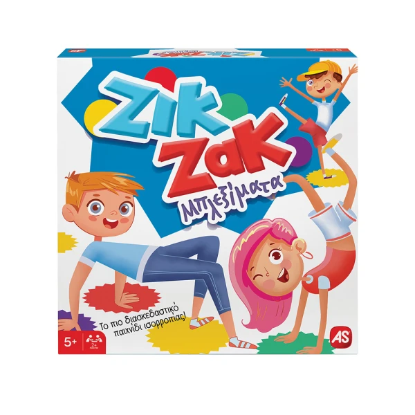 AS GAMES BOARD GAME ZIK ZAK BLEKSIMATA FOR AGES 5+ AND 2+ PLAYERS