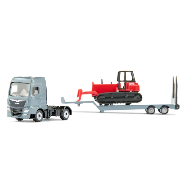 SIKU MAN LORRY WITH BULLDOZER 1:87
