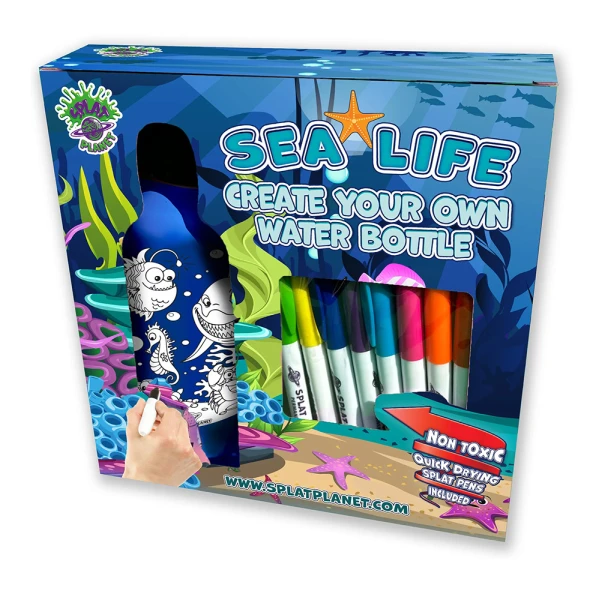 SPLAT PLANET SEA LIFE COLOUR-IN BOTTLE