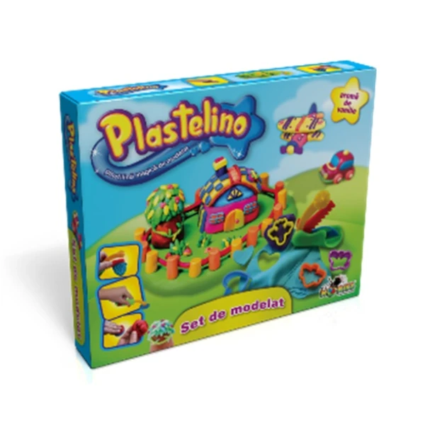 PLASTELINO MEDIUM PLAYSET FLOWERS-3 COLOURS