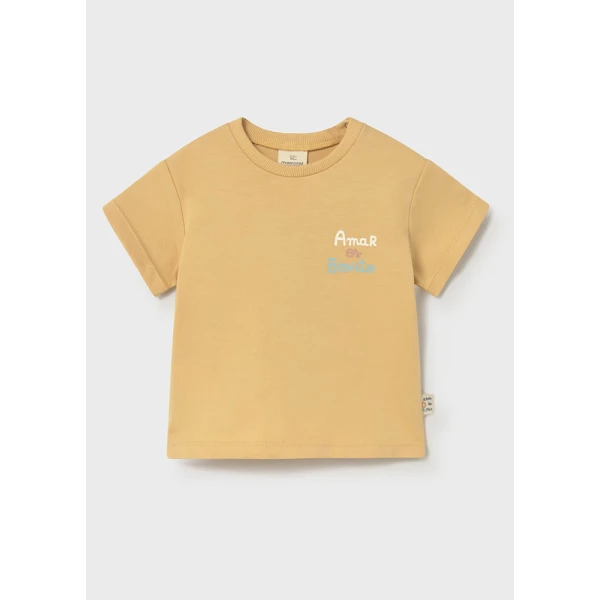 MAYORAL BLOUSE SHORT SLEEVES HONEY 