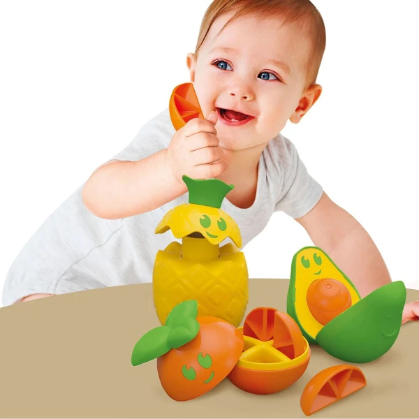 BABY CLEMENTONI ΒΡΕΦΙΚΟ ΠΑΙΧΝΙΔΙ ΣΕΤ ΦΡΟΥΤΩΝ ΑΠΟ ΑΝΑΚΥΚΛΩΜΕΝΑ ΥΛΙΚΑ